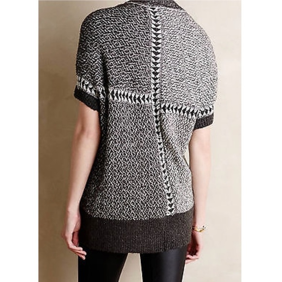 Anthropologie Angel of the North Knit Shrugged Dolman Fringe Boho Cardigan XS S - Picture 9 of 9